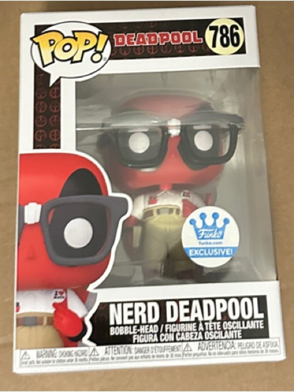 Funko Nerd Deadpool Vinyl Figure